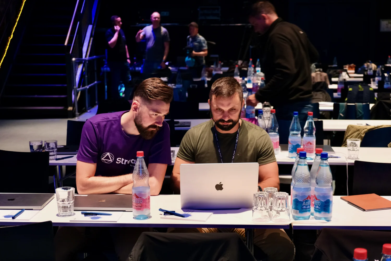 StreamX team Michal Cukierman and Kamil Chociej at the Adaptto() conference in Berlin